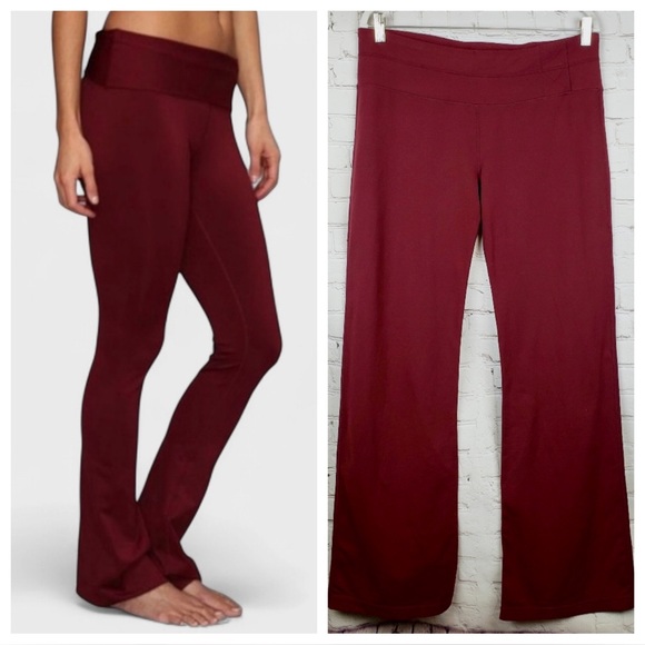 Prana Pants - 130 10/$50🏄🏻‍♀️ Prana Burgandy Yoga Flare Elastic Waist Pants